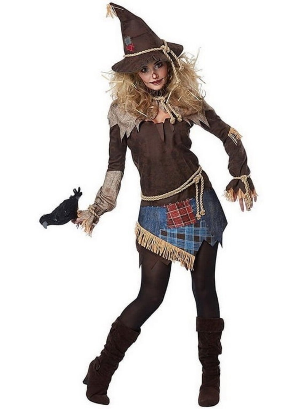 Spirit Halloween Creepy Scarecrow Adult Costume XL